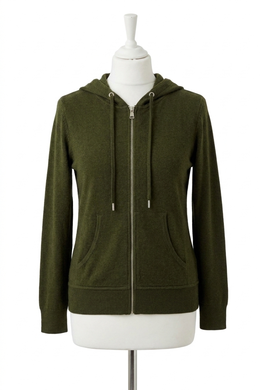 NEW FRENCH KYSS classic hoodie in sage